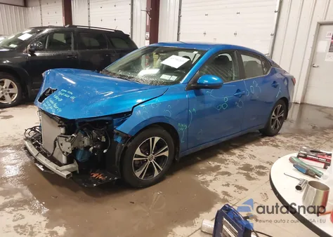 2021 Nissan Sentra Sv Xtronic Cvt from USA, damaged, VIN 3N1AB8CV8MY216696